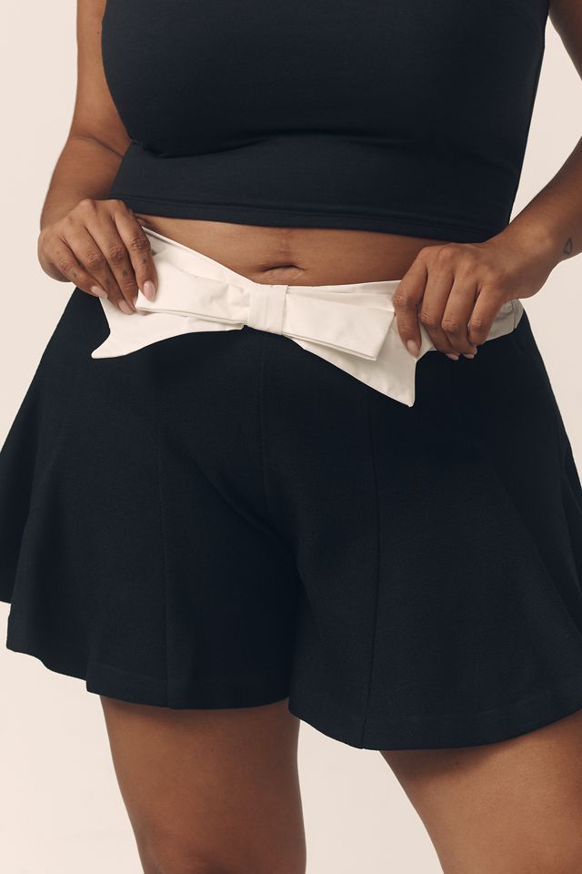 Maeve Paneled Skirty Shorts #3