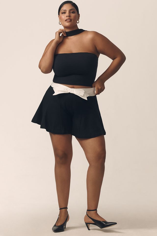 Maeve Paneled Skirty Shorts #4