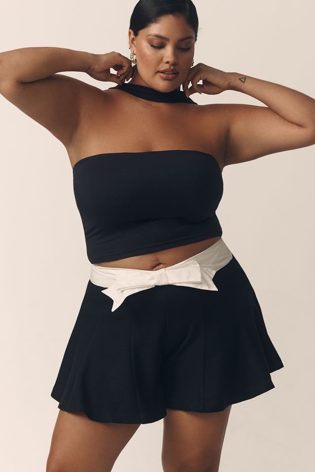 Maeve Paneled Skirty Shorts #2
