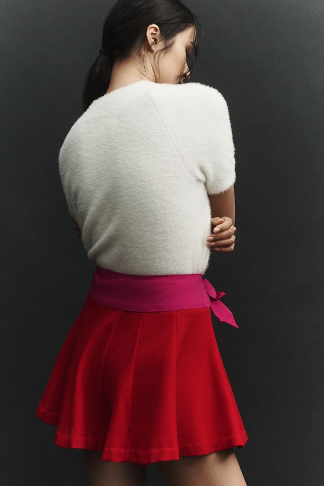 Maeve Paneled Skirty Shorts #2