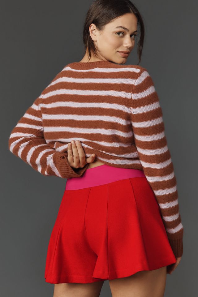 Maeve Paneled Skirty Shorts #4