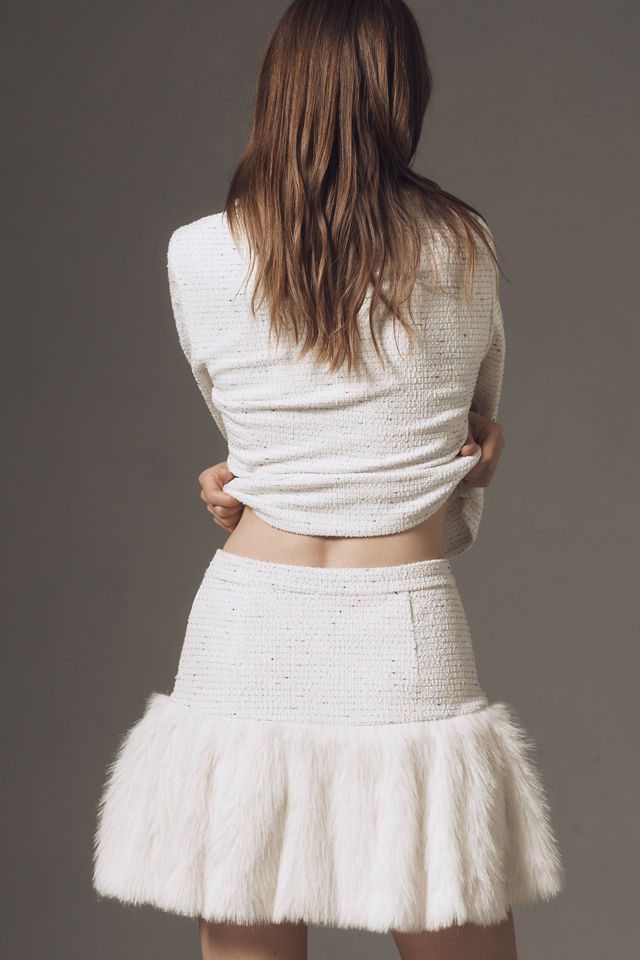 Maeve Gonna Corta Twofer in Ecopelliccia #1