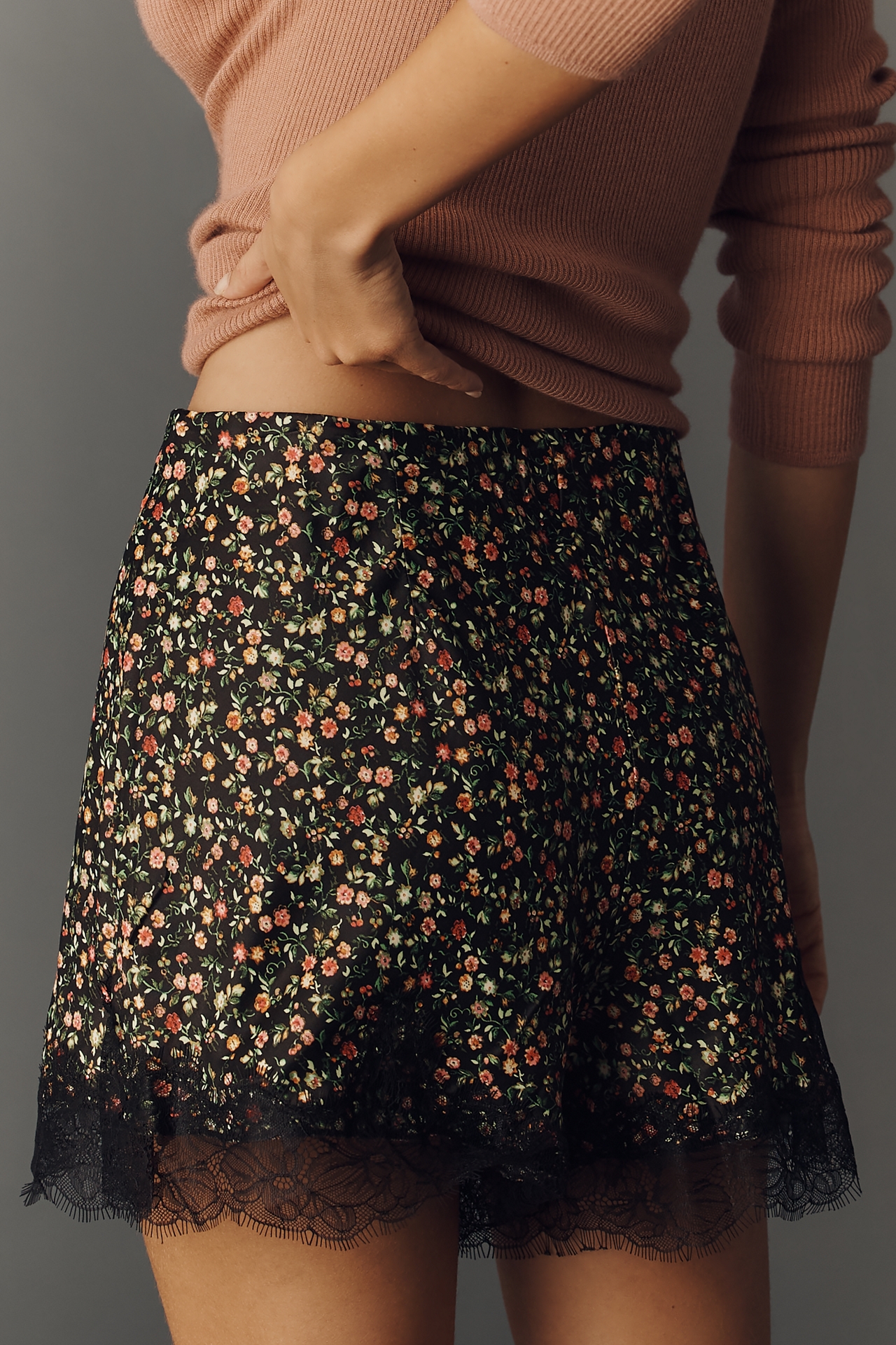 The Tilda Lace-Trim Shorts