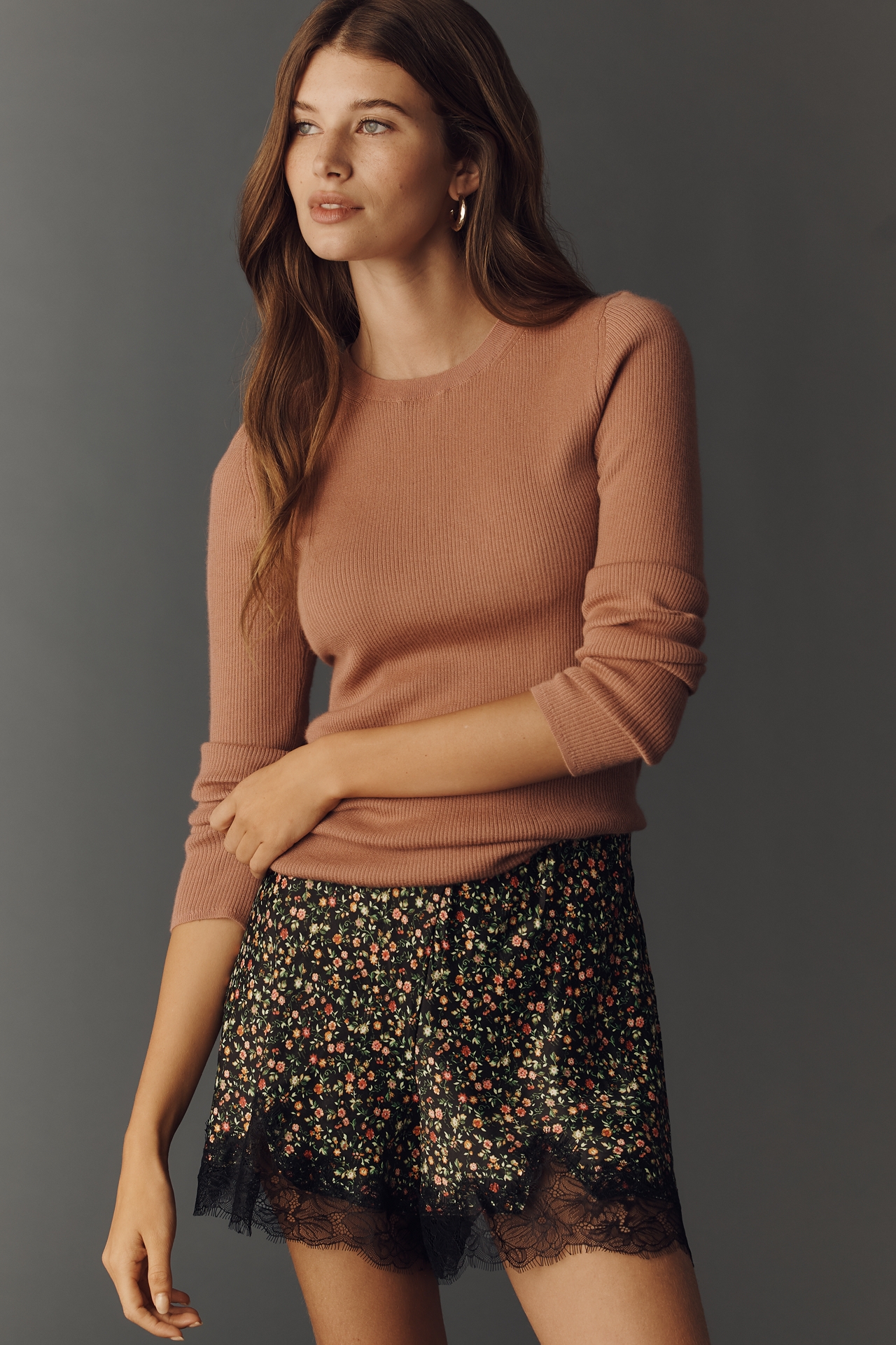 The Tilda Lace-Trim Shorts