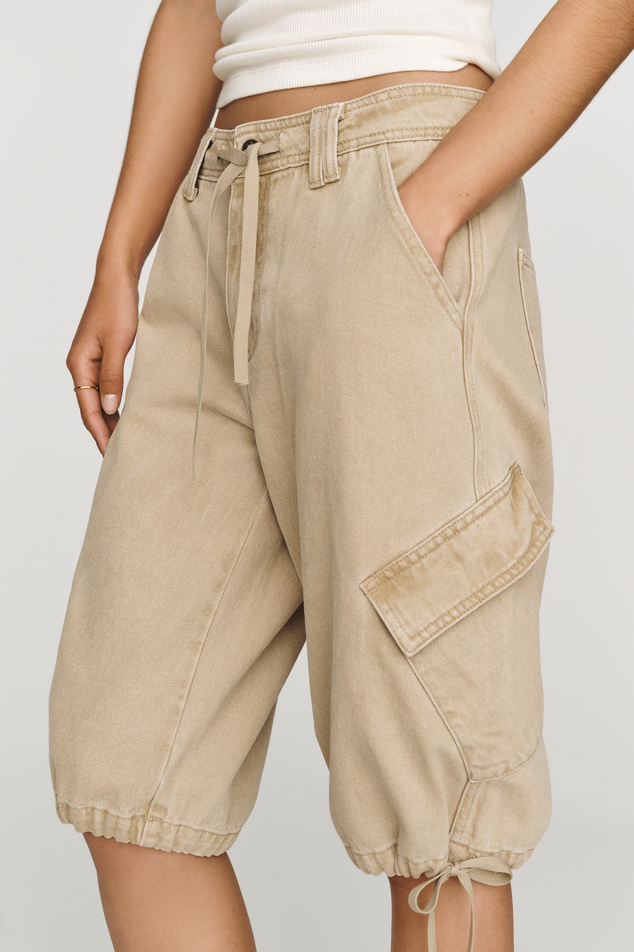 Lioness Cotton Apres Shorts