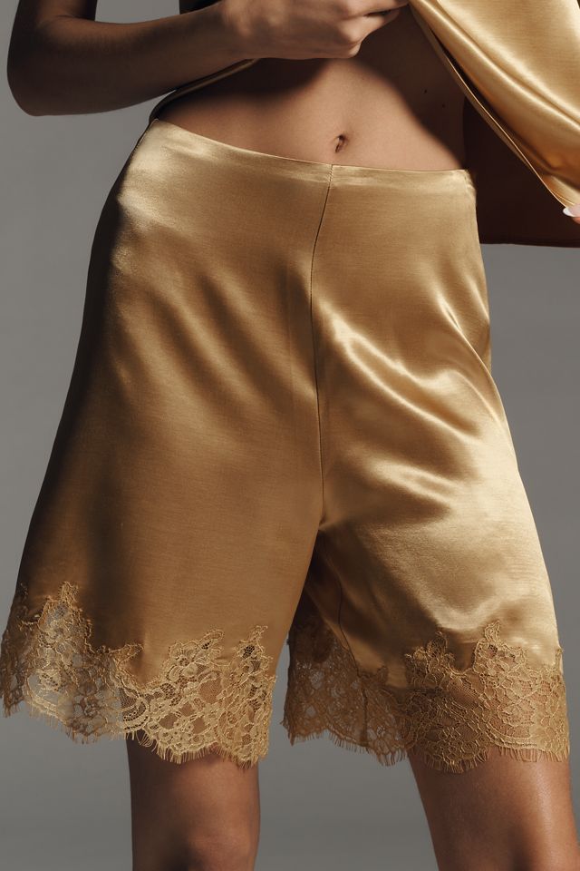 Mare Mare Silky Lace-Trim Shorts #2