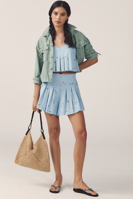 即日発送M Zoey pleats mini skirt andmary Zoey pleats mini skirt