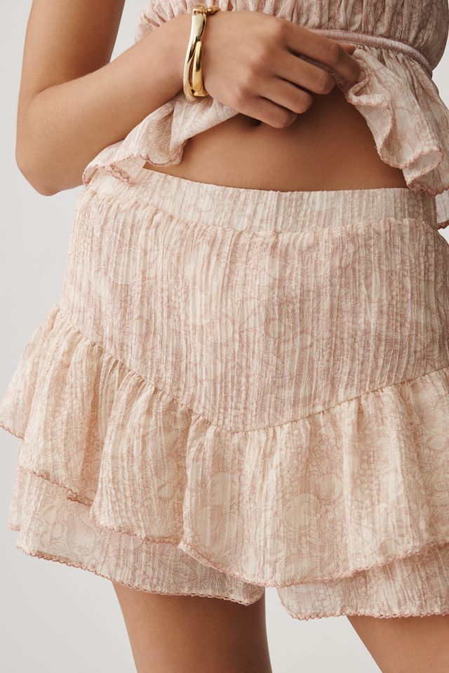 En Saison Geraldine Layered Ruffle Shorts #3