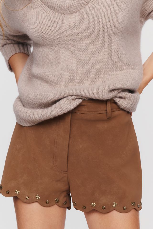 Jacquie The Label Roberts Scalloped Shorts #1