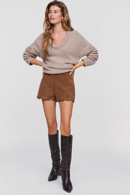 Jacquie The Label Roberts Scalloped Shorts