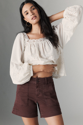 Sanctuary Renegade Shorts In White