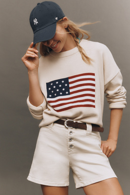 anthropologie Sanctuary Luna Denim Shorts French Vanilla