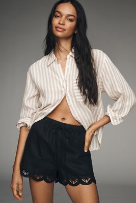 Women's Black High Waisted Shorts | Anthropologie