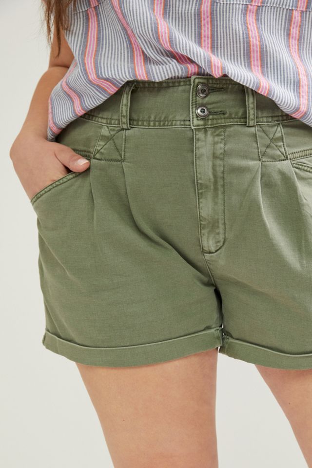 Pilcro Relaxed Pleat Shorts #5