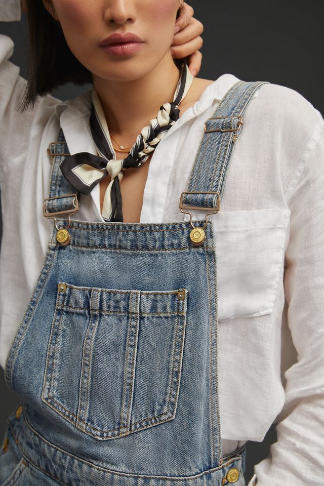Pilcro Denim Cutoff Shortalls #3