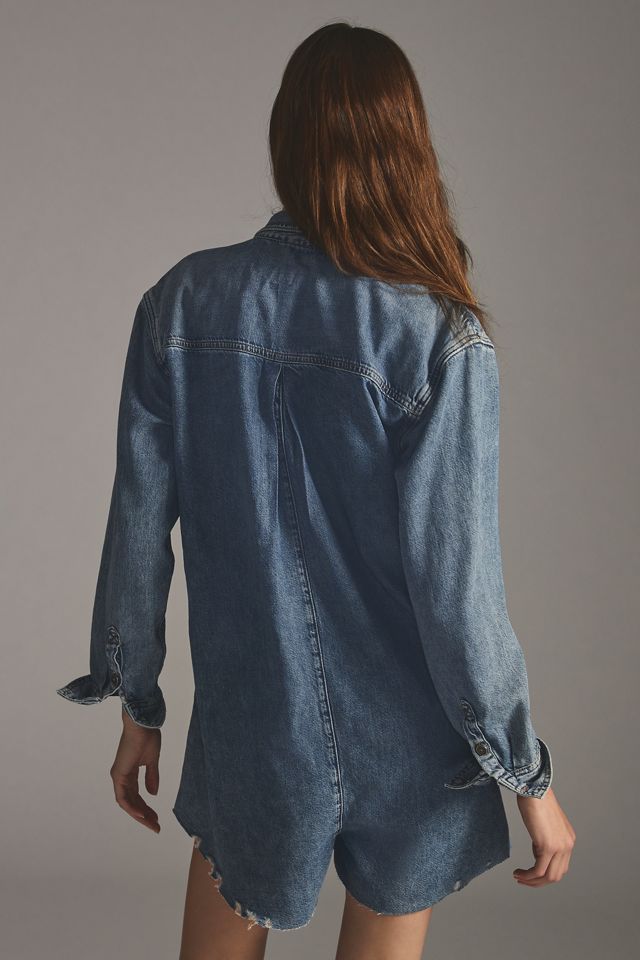 Pilcro Denim Romper #4