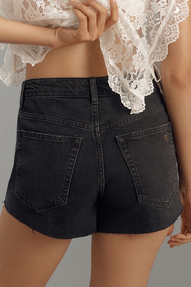 Pilcro Lace-Up Denim Shorts #3