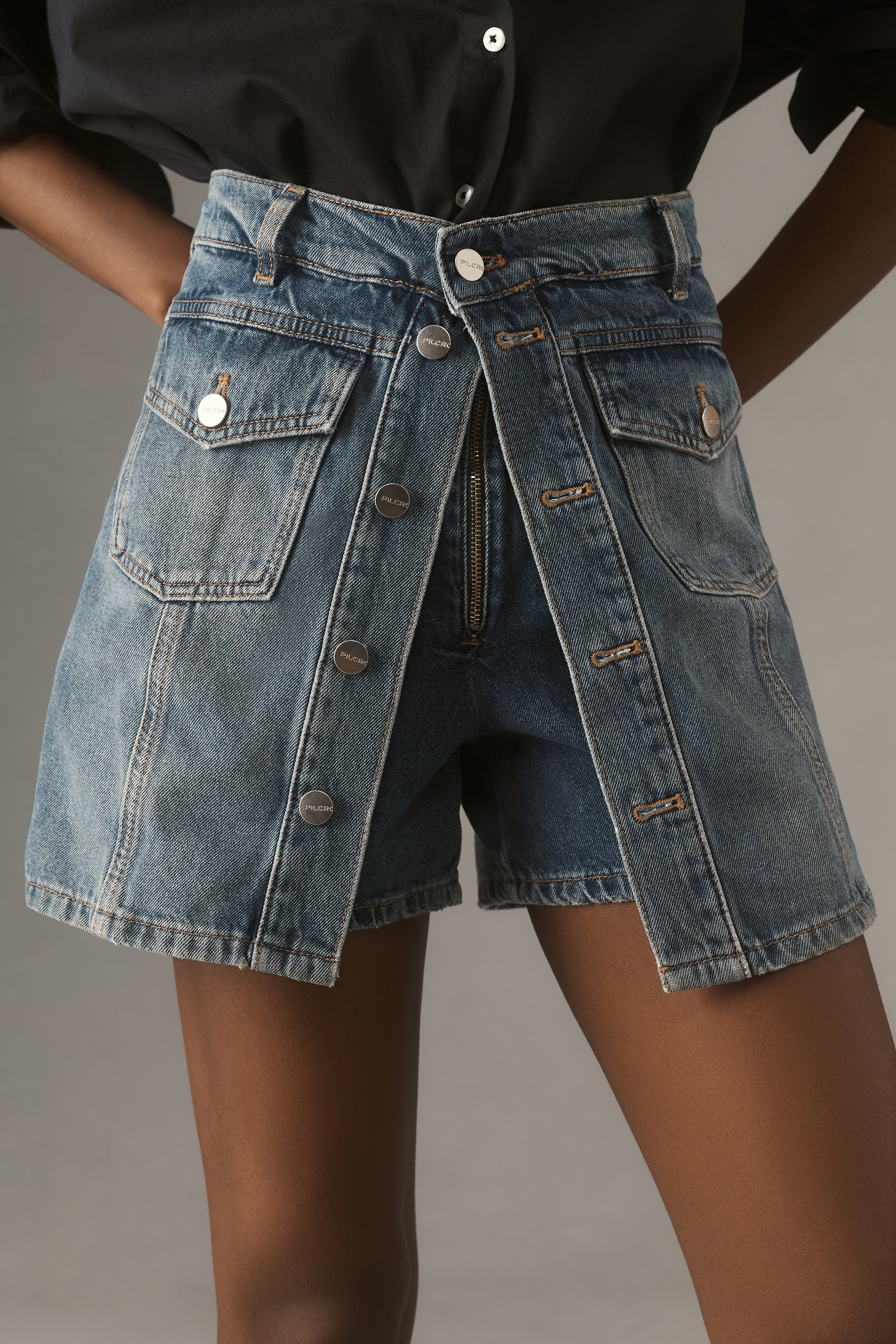 Pilcro Country Denim Skort