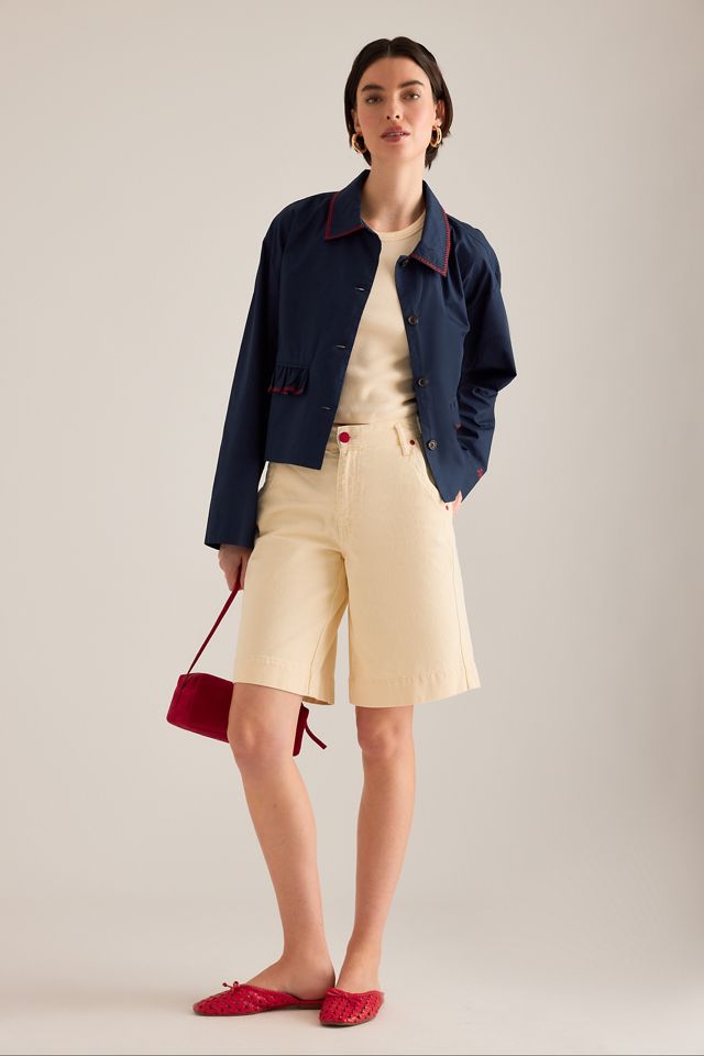 Shorts de Mezclilla Annie Damson Madder #1
