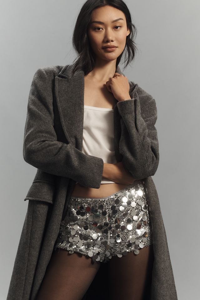 NIA Fever Hot Pant Sequin Micro Shorts | Anthropologie