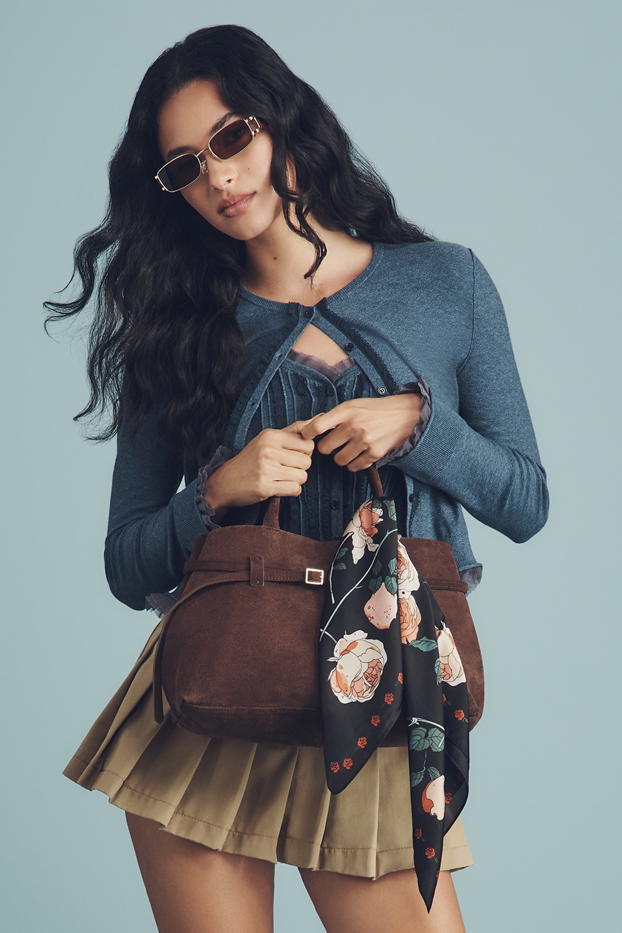NIA Fennel Pleated Skort