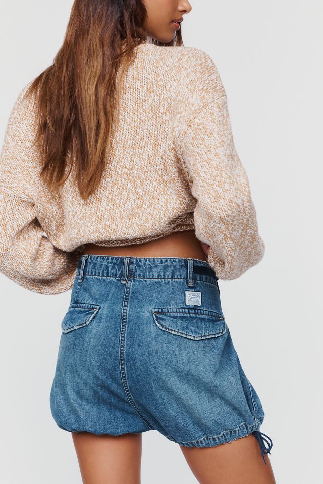 Denimist High-Rise Utility Shorts #3