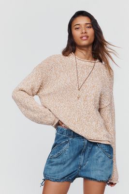 Denimist High-Rise Utility Shorts