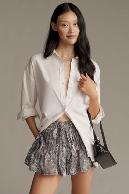 By Anthropologie Soft Pleated Mini Skort