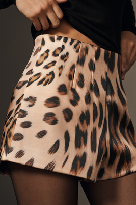 Retroféte Marie High-rise Shorts In Brown