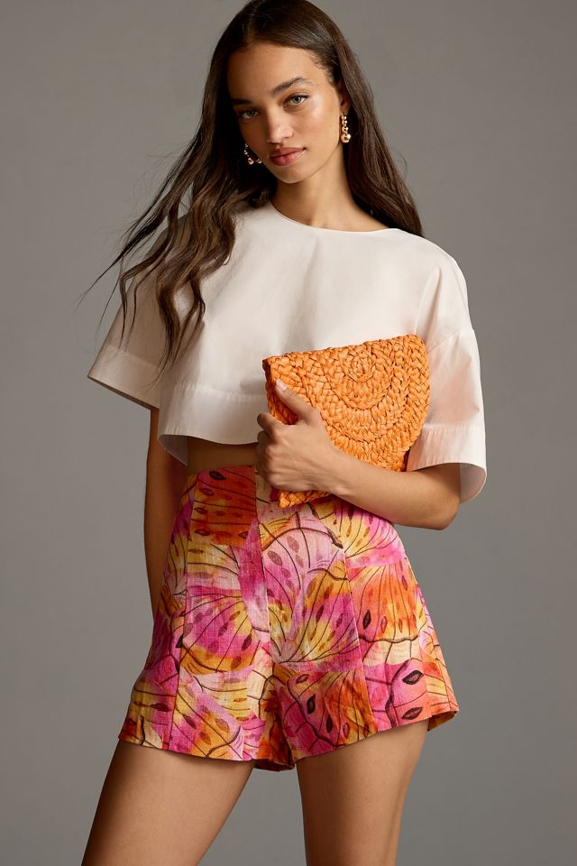 Aureta Studio Etta Linen Shorts #1