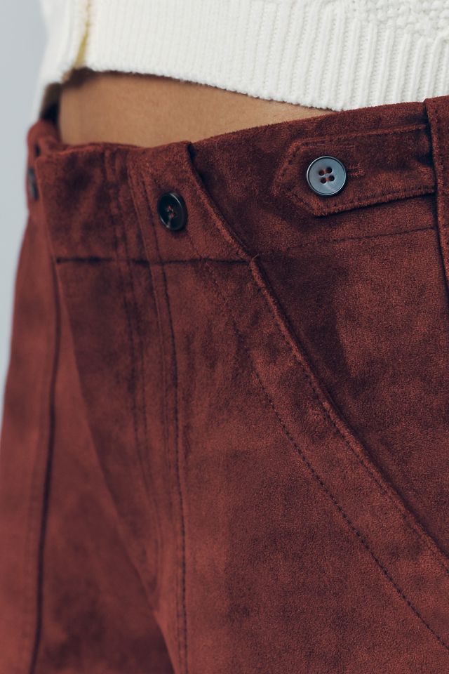 Pilcro Henri Faux Suede Camper Shorts #2
