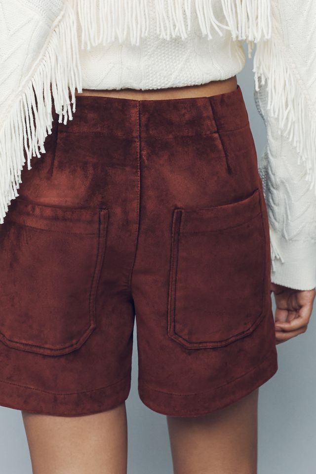 Pilcro Henri Faux Suede Camper Shorts #3