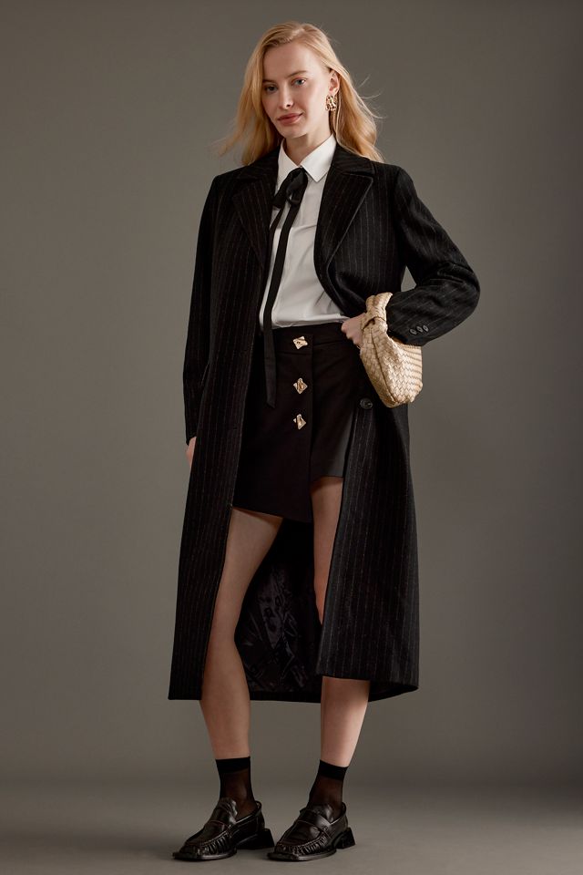 By Anthropologie Gold-Knopf-Skort #4