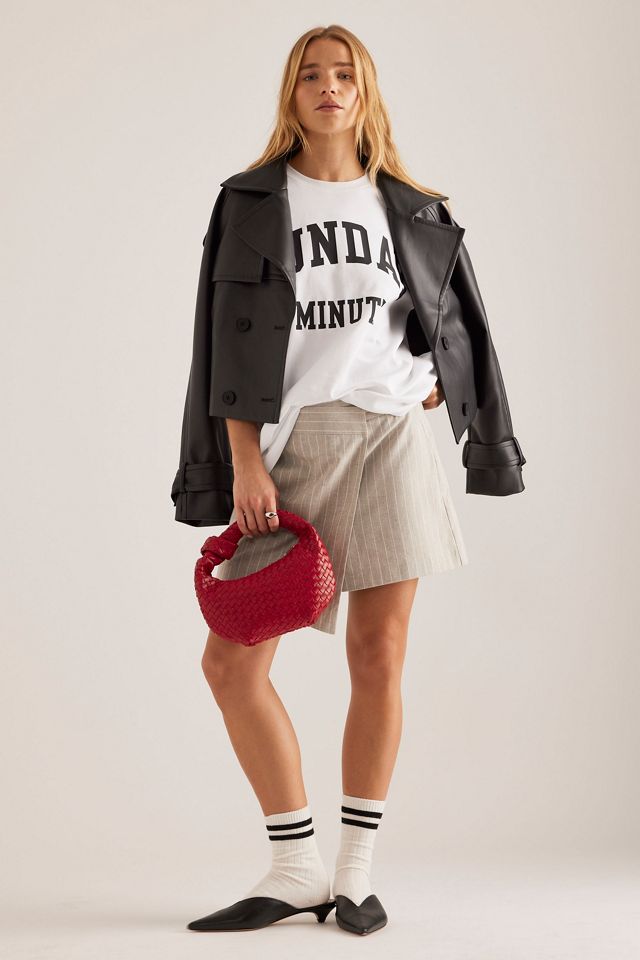 By Anthropologie Stripe Skort #4