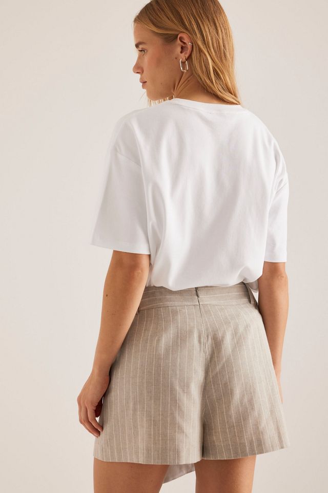 By Anthropologie Stripe Skort #2