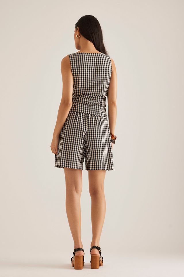 Short à carreaux City By Anthropologie #1