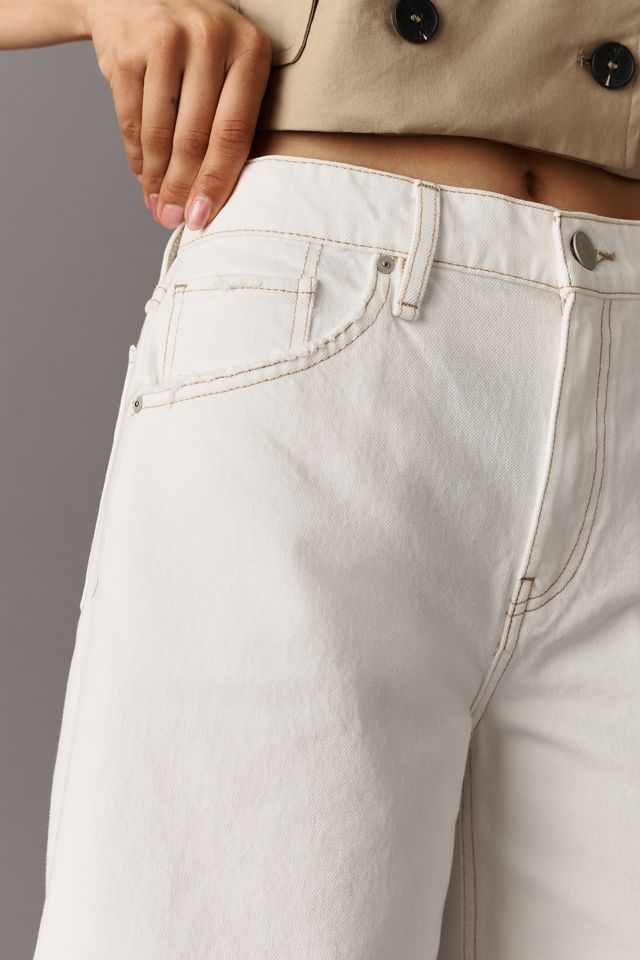 Hudson Skylar High-Rise Dropped Long Denim Shorts #3