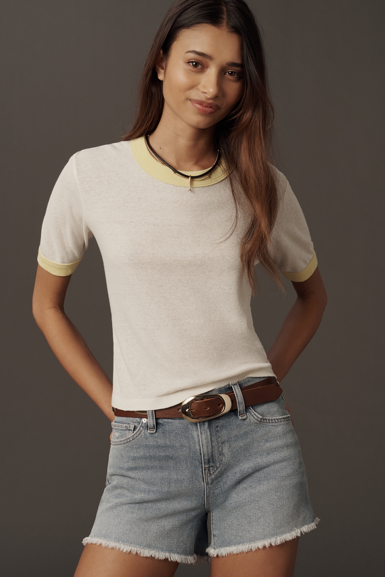 Hudson Gemma Mid-Rise Shorts