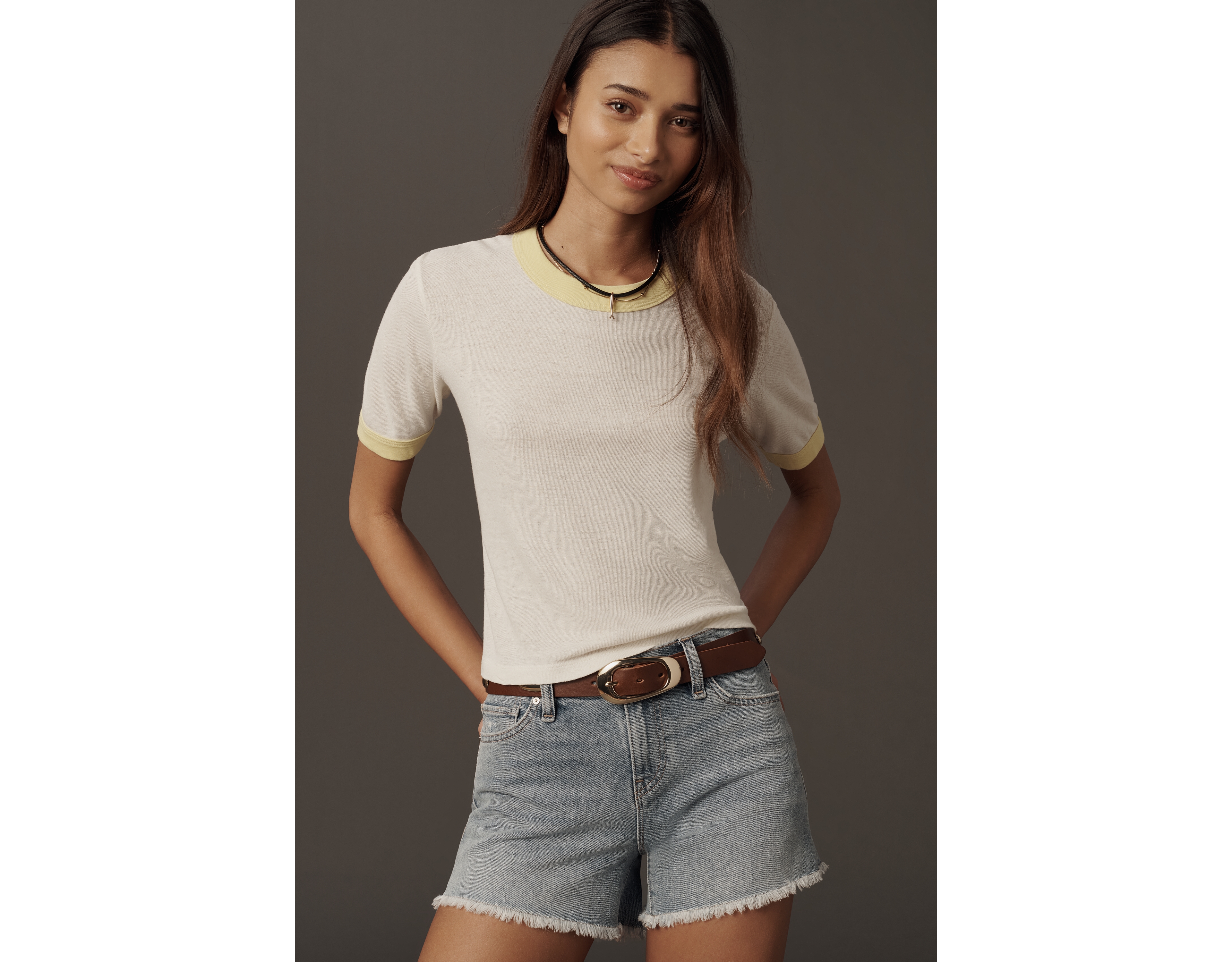 Hudson Gemma Mid-Rise Shorts