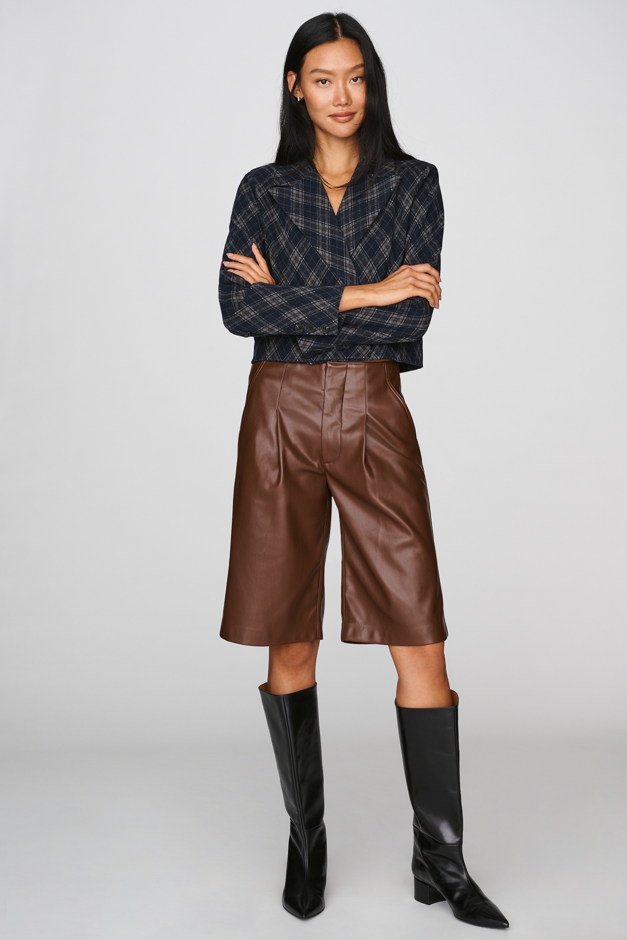 Hudson High-Rise A-Line Shorts