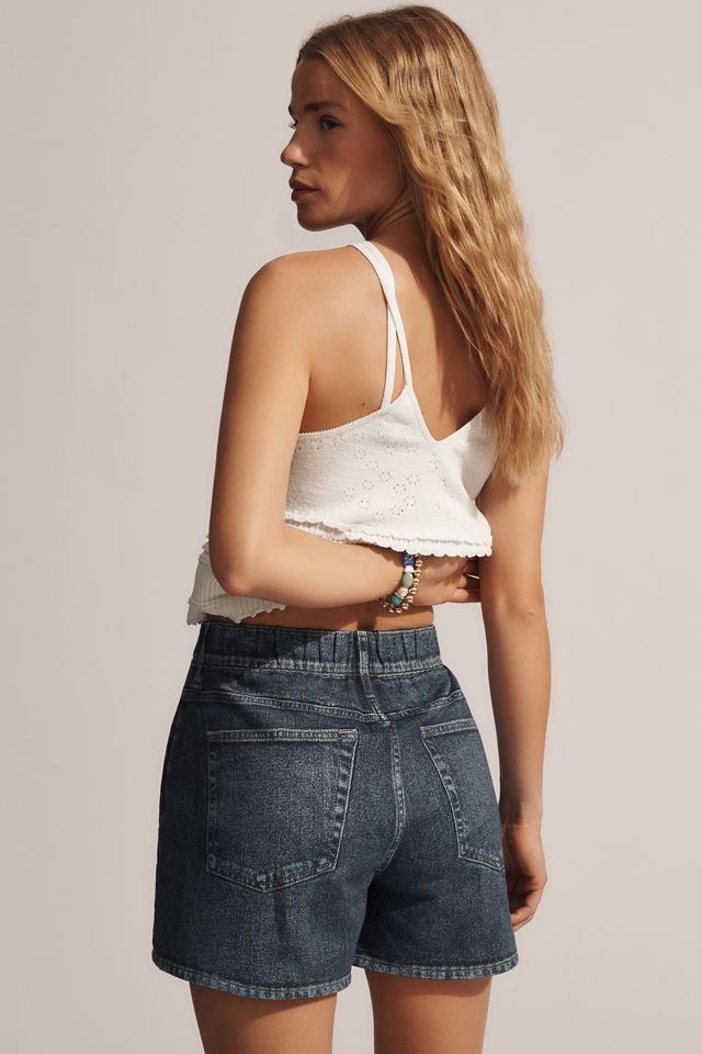 rag & bone Miramar Terry Denim-Knit Walking Shorts #2