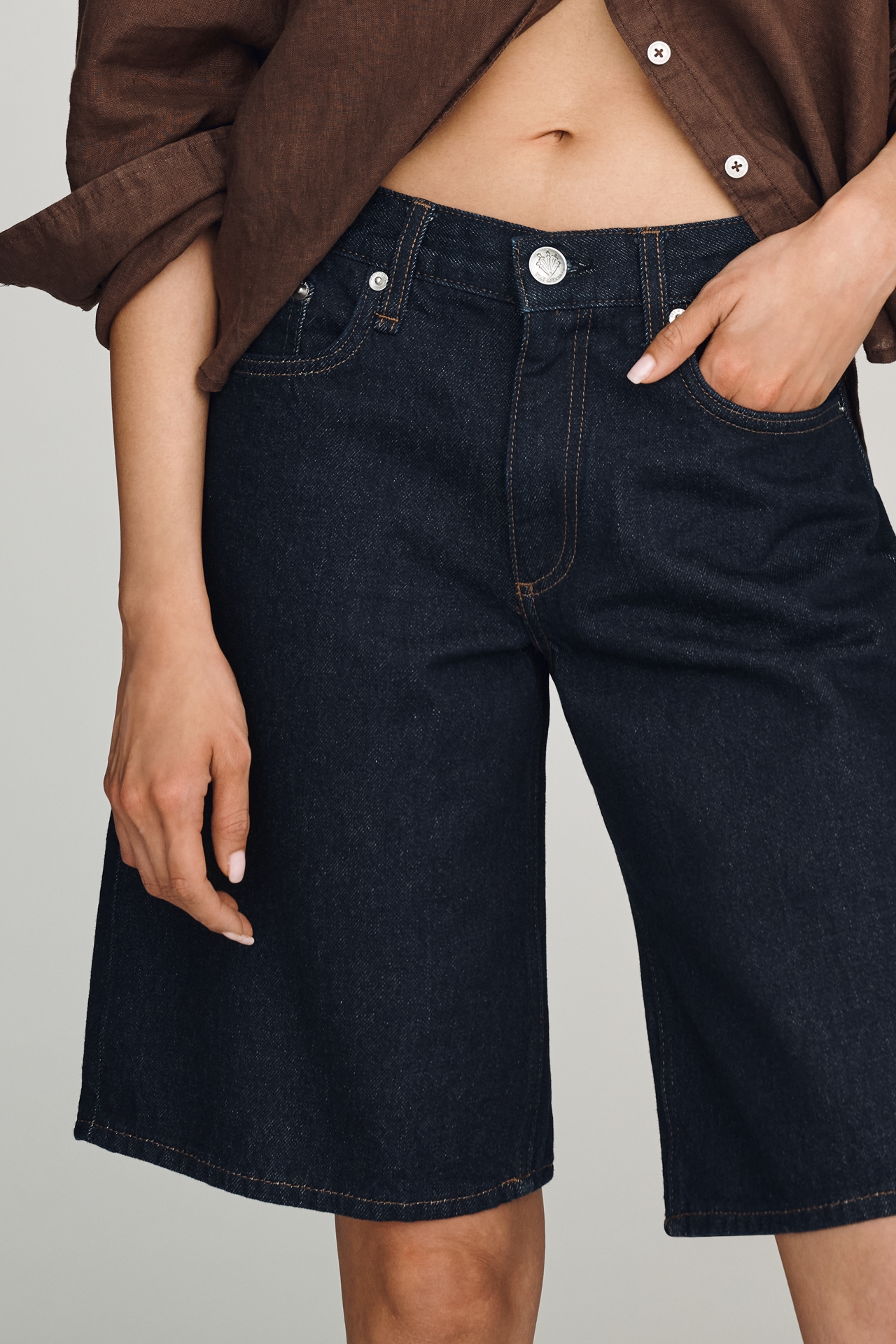 rag & bone Ariel Cotton High-Rise Shorts