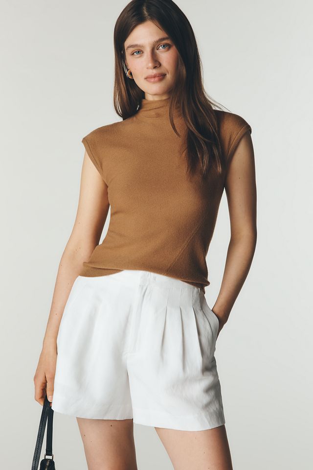 rag & bone Chappell Tailored Linen Shorts #1