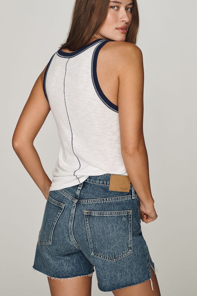rag & bone Vintage Cut High-Rise Denim Shorts #1