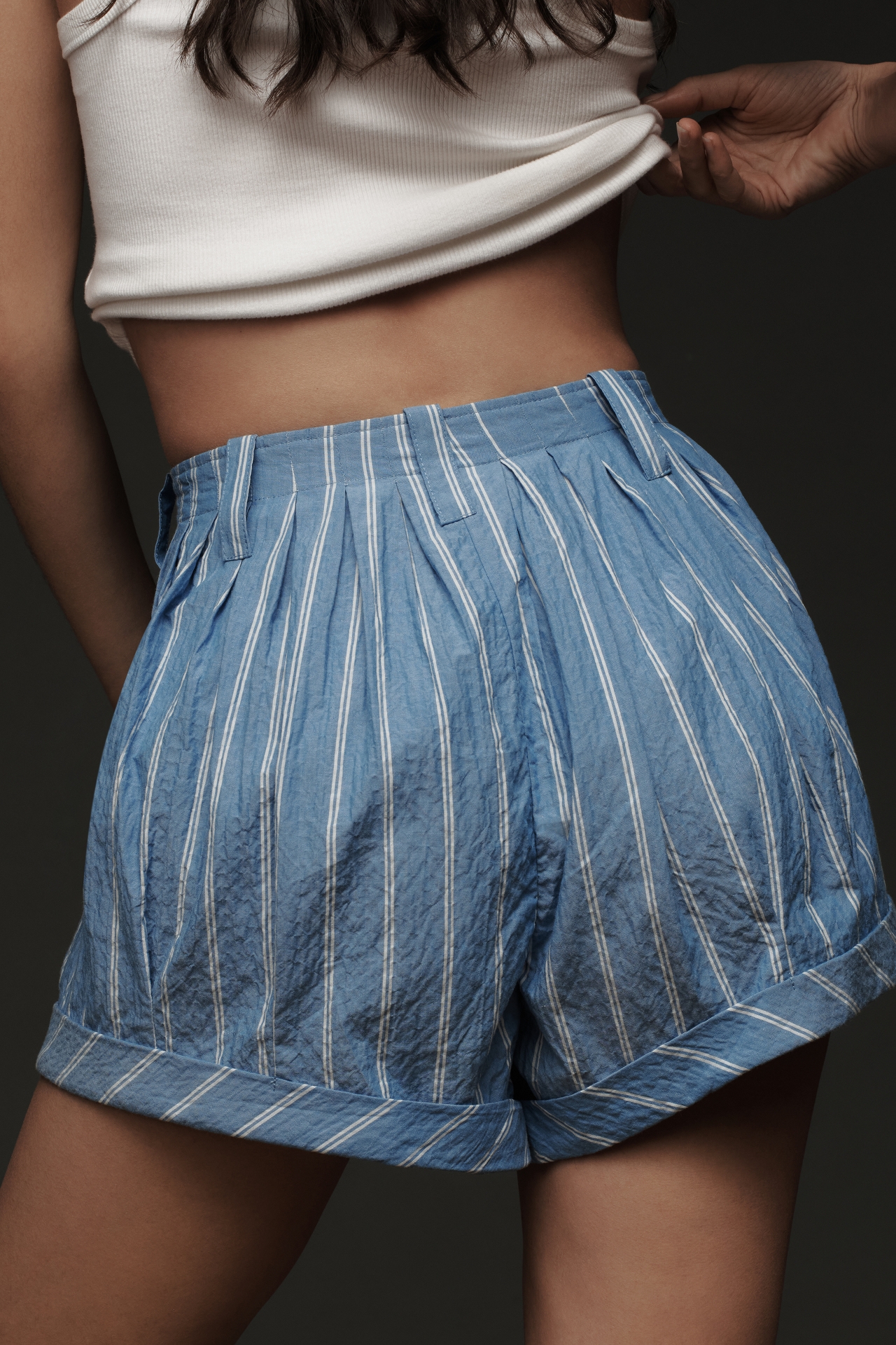 By Anthropologie Pleated Shorts