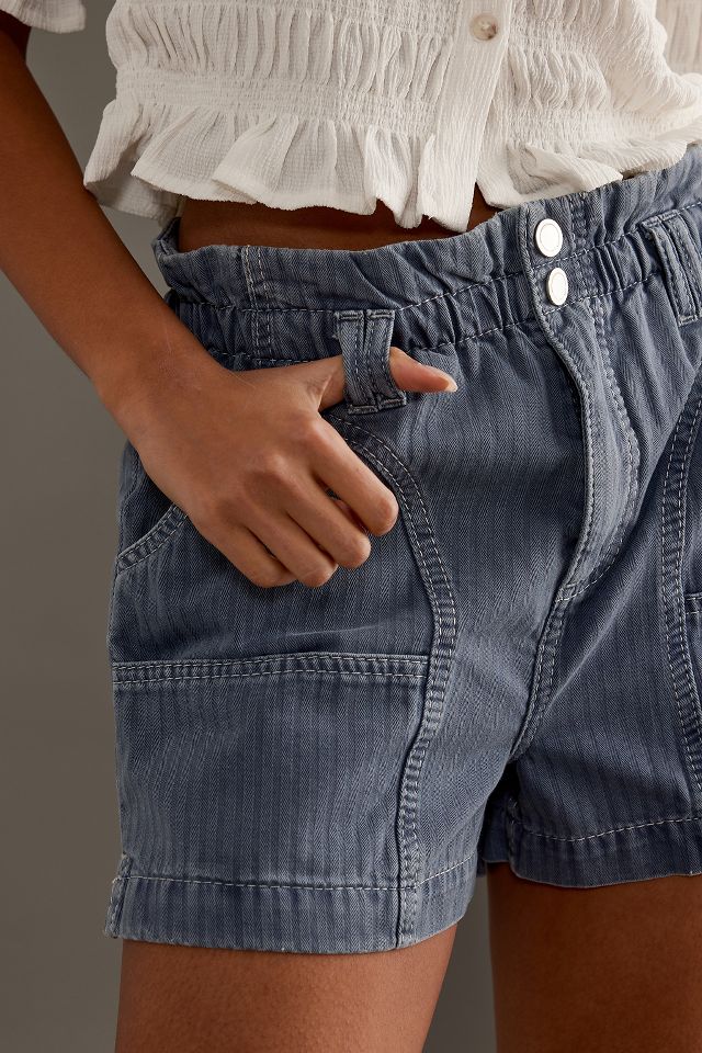 Anthropologie jean shorts hot sale