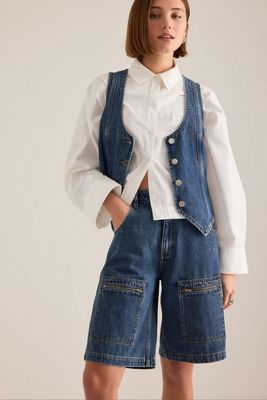 Seventy + Mochi Alex Phoenix Denim Shorts