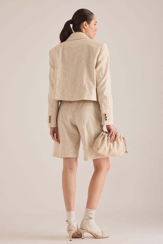 Shorts Sastre Bordados Maeve #1