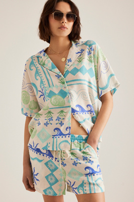 Short imprimé Jet , taille: Uk 6 chez Anthropologie - Nobody's Child - Modalova