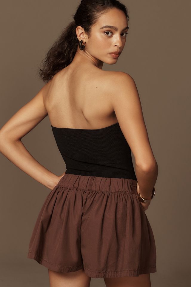 By Anthropologie Zippered Skort #2